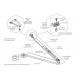 Yale 400 Arm And Arm Assembly For Series 3301, 3501 Closer