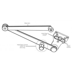 Yale 4020 Holder/Stop Arm For Series 3301, 3501 Closer