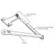 Yale 1900 Regular And Parallel Arm For 1900 Series Traditional Surface Closer
