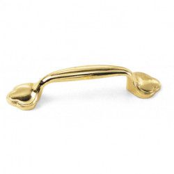 Laurey 55337 3" Classic Traditions Pull - Polished Brass