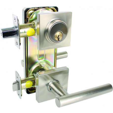Pamex FI Contemporary Series Grade 2 Interconnected Locks (4" C-T-C) - Passage, Single Locking