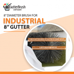 Gutter Brush Leaf Guard 12 Pack