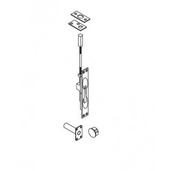 ABH Hardware 1854 Manual Flush Bolt