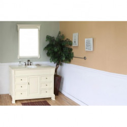 Bellaterra 205050 50 In Single Sink Vanity-Wood- 50x22.5x35.5"