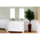 Bellaterra 205060 60 In Double Sink Vanity-Wood- 60x22.5x35.5"