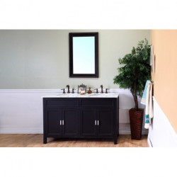Bellaterra 600168 60 In Double Sink Vanity-Wood - 60x22x36"