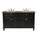 Bellaterra 603215 62 In Double Sink Vanity- 62x22x36"