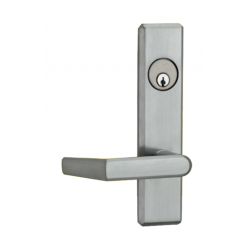 2 STANLEY Commercial Hardware QED31236689SCKD Grade 1 Heavy Duty 3 Rim Cylinder Dog Exit Device Painted Aluminum 