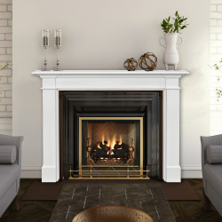 Pearl Mantels 535 The Radford Fireplace Mantel MDF White Paint