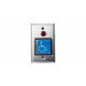 Alarm Controls TS-5-2T | 2" Square Blue Illuminated Push Button