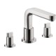 Hansgrohe 31436001 Metris S 3-Hole Roman Tub Set Trim with Full Handles