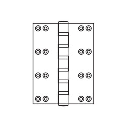 Mckinney T6A3786 Steel Heavy Weight 6 Bearing Hinge, 8 x 6