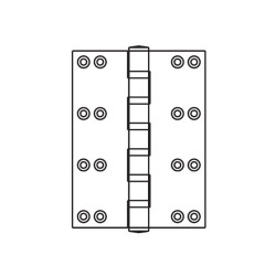 Mckinney T6A3786 Steel Heavy Weight 6 Bearing Hinge, 8 x 6