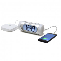 Krown Manufacturing VVIB Visual VibeAlert Alarm Clock with Bed Shaker