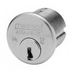 Medeco 101350 6 Pin Jumbo Mortise Cylinder (1-19/64" Long, 1-3/8" Shell Dia.) Corbin Russwin Master Ring Cylinder Replacement