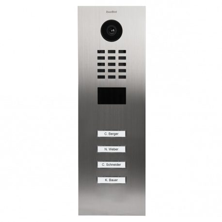 DoorBird D2104V IP Video Door Station, 4 Call Buttons