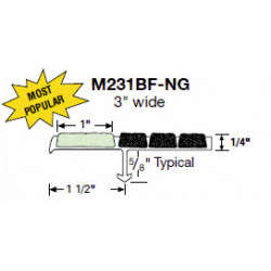 Wooster M231BF-NG Other Section 3" Wide 1/4" Thick