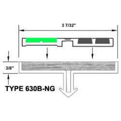 Wooster Niteglow (Glow in the Dark) 630B-NG-B Two Stage Section Insert Only