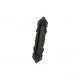 Deltana FP Flush Pull, Victorian, Solid Brass