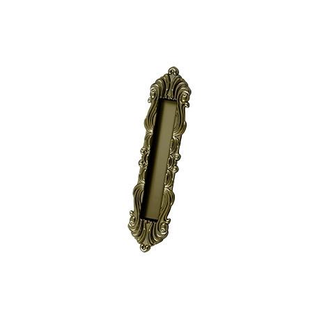 Deltana FP Flush Pull, Victorian, Solid Brass