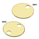 Lucky Line 2601325 260 Solid Brass Tags