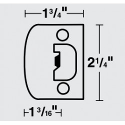 Yale YH & NT Deadbolt Strike