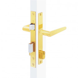 MTS MZ35BR Brass Slimline Mortise Lock