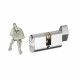 MTS C410 Key outside, Turn Knob Inside Replacement Cylinder,2 Keys, Keyed Alike In Groups Of 5