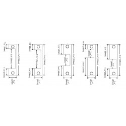 Locknetics MDSFP-KIT-10B 5 piece extra faceplate kit (Dark Bronze)