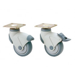 Sugatsune EX-100PS, P Dual Brake System Caster (Plate Type)