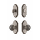 Grandeur Arc Plate w/ Windsor Knob & Matching Deadbolt