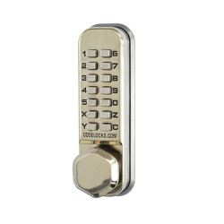Codelocks CL200 Series Mechanical Lock Door Knob w/ Key Override, For Door Thickness-1-3/8" - 2-3/8"