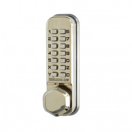 Codelocks CL290KBBSS Series Mechanical Lock Door Knob, For Door Thickness-1-3/8" - 2-3/8"