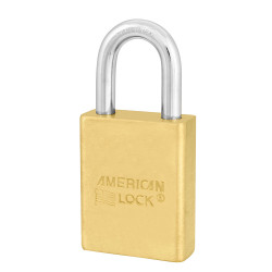 A3560 American Lock - Small Format Interchangeable Core Padlock - 1-3/4" Solid Brass