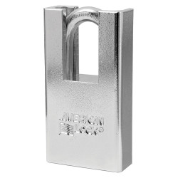 American Lock A5300 Rekeyable Shrouded Solid Steel Padlock, 5/16" (8mm) Shackle Width