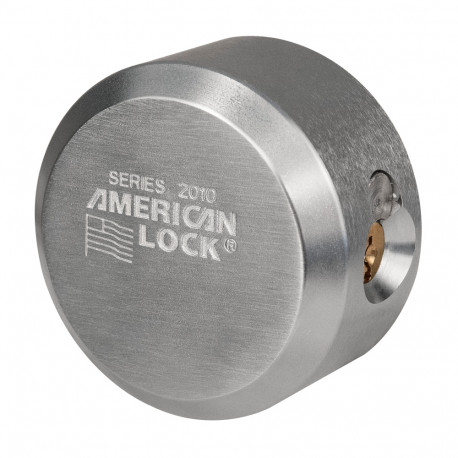 A2010 American A2010 KA3KEY Lock Hidden Shackle Rekeyable Padlock 2-7/8" (72mm)