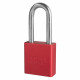 American Lock A1206 N MK WP4 RED LZ1 A1206 Rekeyable Solid Aluminum Padlock 1-3/4"(44mm)