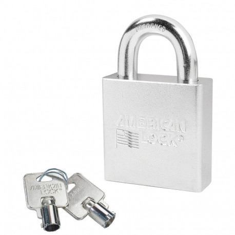 American Lock A7300 Solid Steel Rekeyable Padlock Tubular Cylinder