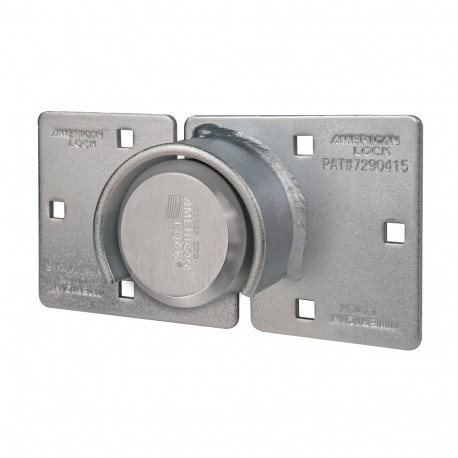 American Lock A801LHC N KA1KEY A801LHC High Security Hasp with Solid Steel Padlock 2-7/8" (72mm)