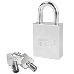 American Lock A720 Solid Steel Rekeyable Padlock Tubular Cylinder