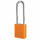American Lock A1107 N KA1KEY ORJ LZ2 A1107 Safety Lockout Padlock 1-1/2"(38mm) Rekeyable Rectangular Padlock
