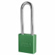 American Lock A1207 KA CN4KEY GRN LZ3 A1207 Rekeyable Solid Aluminum Padlock 1-3/4"(44mm)