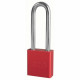 American Lock A1207 N KD CN4KEY RED LZ4 A1207 Rekeyable Solid Aluminum Padlock 1-3/4"(44mm)