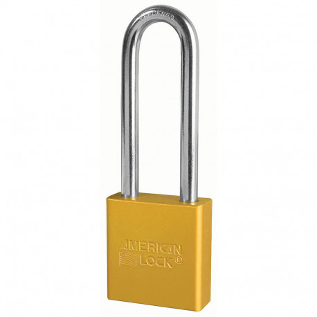 American Lock A1207 KD NR BLK A1207 Rekeyable Solid Aluminum Padlock 1-3/4"(44mm)