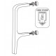 Cal Royal HPUL-850 Modern Hospital Hands-Free Double Pull Arm with Anti-Microbial Coating