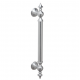 Ives 8373 837312 605F Brookshire Decorative Acorn Tip Straight Pull, 1" Diameter