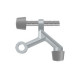 Deltana Hinge Pin Stop, Hinge Mounted, Zinc Die-Cast