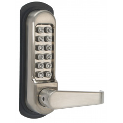 Kaba Simplex LD470 Series Light Duty Mechanical Pushbutton Lock w/ Vandal Resistant Clutching Lever