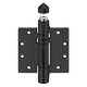 Waterson K51MP-C3 Mechanical Adjustable Gate Closer Hinges Stainless Steel - Between Square Posts 3 Pack