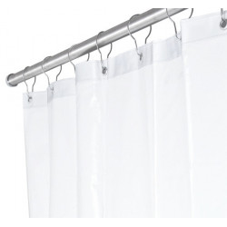 AJW UX250P Shower Curtain - Anti-Bacterial Vinyl